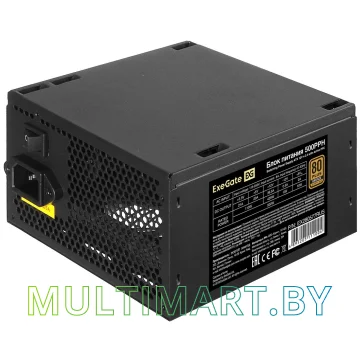 Блок питания ExeGate 500PPH 80 Plus Bronze 500W (EX280577RUS)
